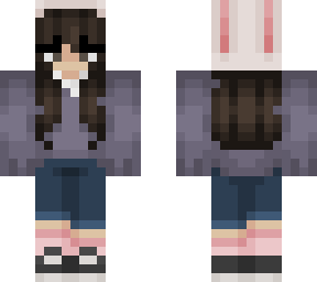 bunny hat girl (pants)