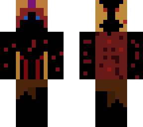 colored hoodie: black demon.