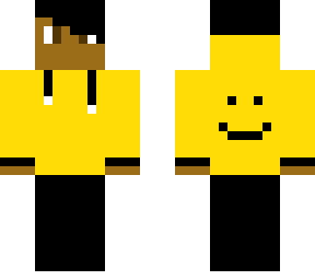 cool guy yellow hoodie