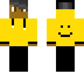 cool guy yellow hoodie