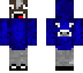 cow in hoodie