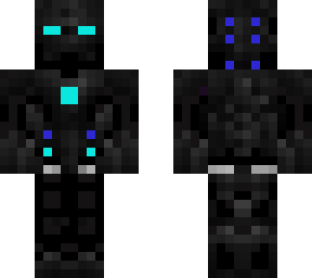 cyber neon blue glowing affect