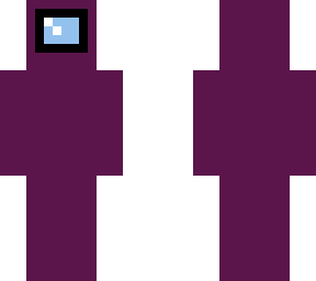 dark purple among us character