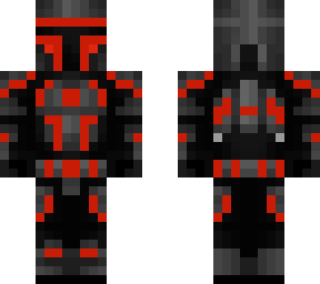 dark red mandalorian