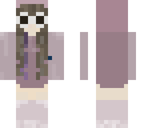 egirl with hoodie and clout goggles wip