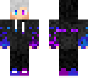 ender boy with white hair