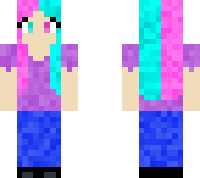 female cotton candy skin