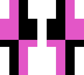 fixed pink & black null