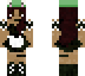frog with maid outfit