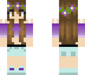 girl with purple top