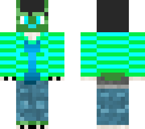 green and blue furry fixed