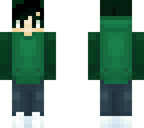 green hoodie boy