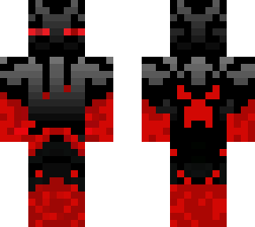 half red half white enderman