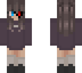 just a normal girl/evil version