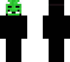 man with green mask