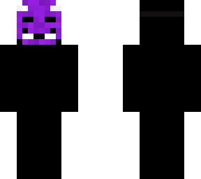 man with purple mask