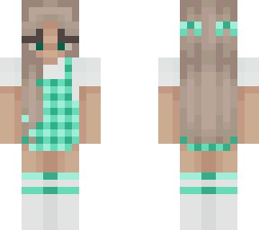 mint plaid dress