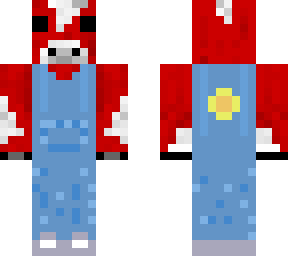 mooshroom in overalls