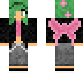 person with pink wings and flowers in their hair