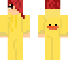 persona skin in a ducky onesie