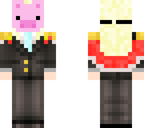 pig girl in uniform