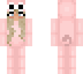 piggy with clout glasses,