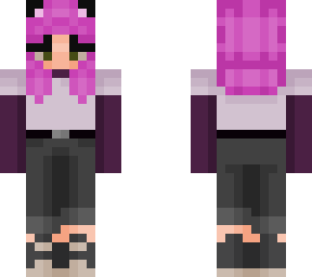 pink cat girl