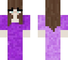 purple ball gown