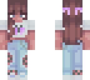 purple butterfly on shirt