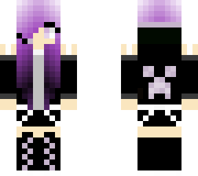 purple gamer girl