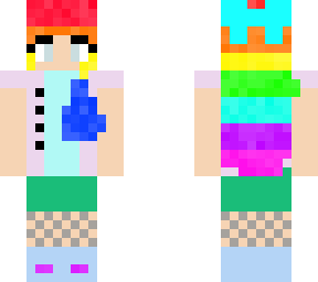 rainbow girl