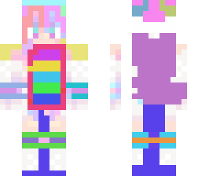 rainbow girl