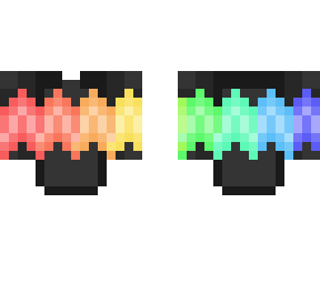 rainbow lightning hoodie base (effect)