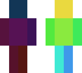 random colors skin made by me