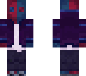 red & blue & purple