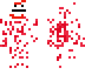 red painted person thingy