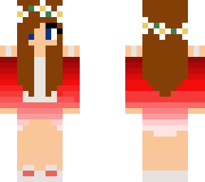 red summer girl