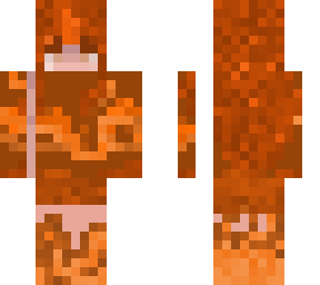 redish orange girl