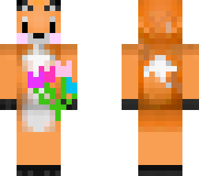 request, boy fox with flowers. (read description)