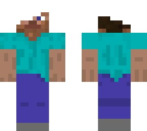 steve with half a head