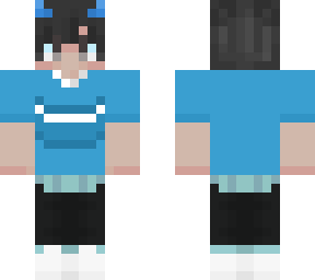 *blue horns*