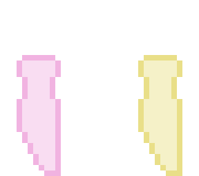 2 dresses pink and yellow