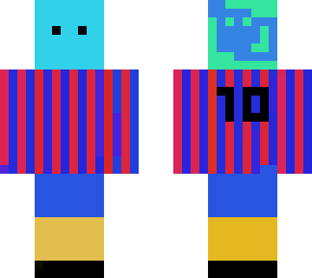 bara with blue head