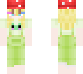 blonde frog girl