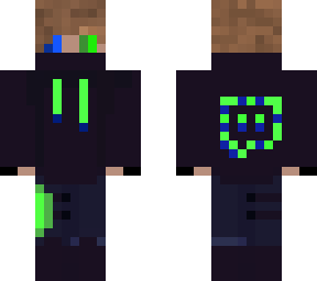 blue and green twitch boy