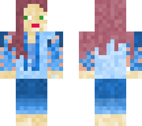 blue elf girl