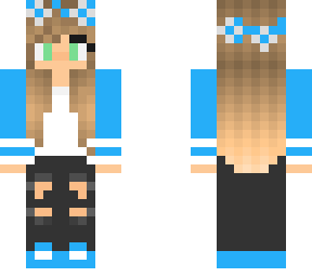 blue girl