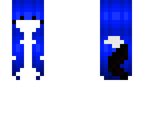 blue haired werewolf base