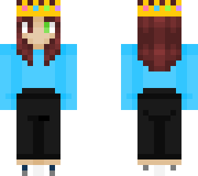 blue sweater
