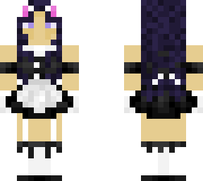 blue tint cat maid